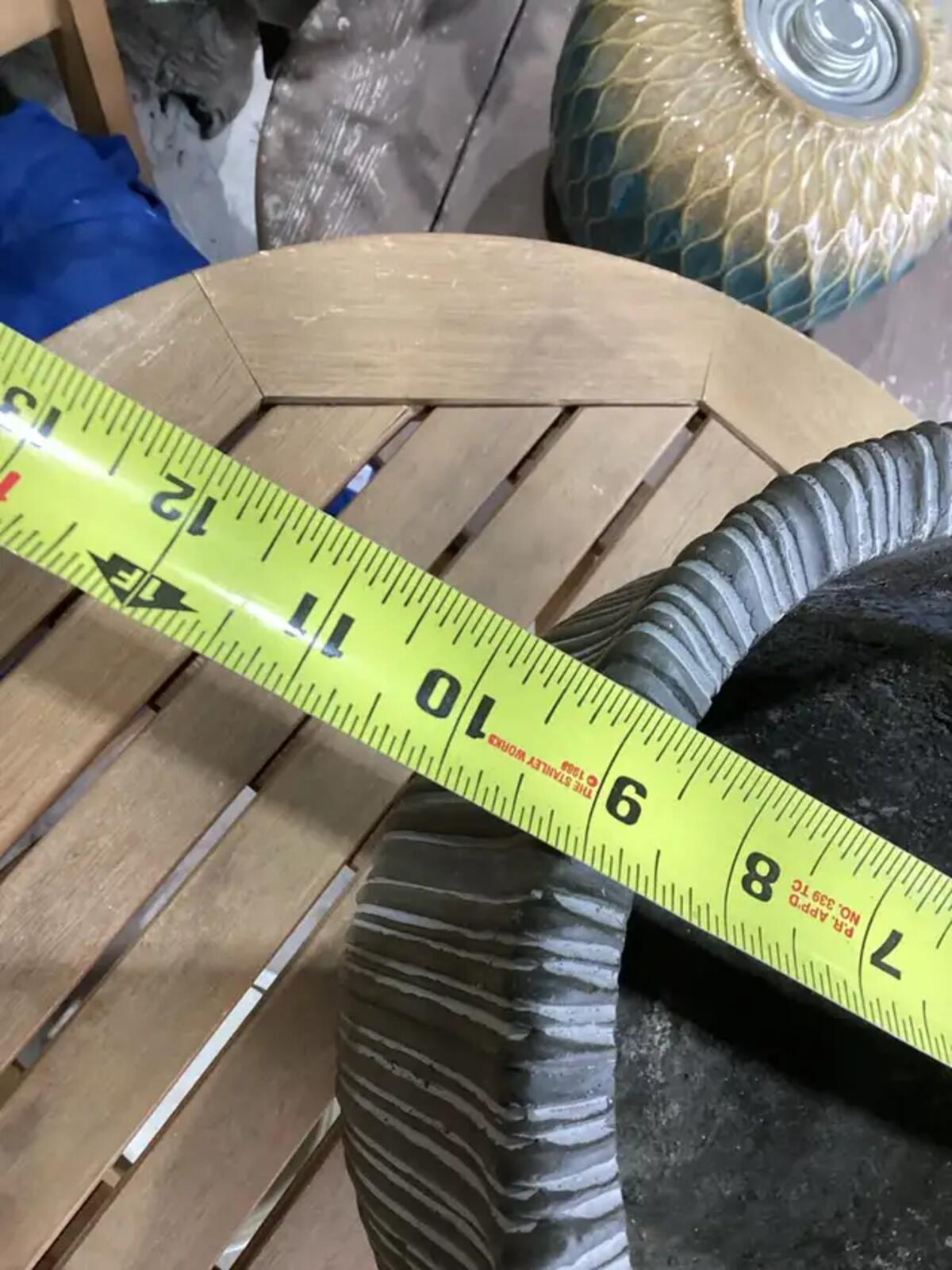 Textured Grey Ceramic Planter