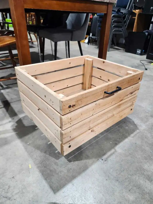 Rolling Wood Box