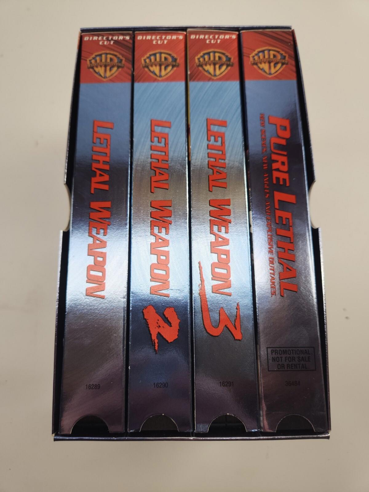 Lethal Weapon Legacy" VHS Complete Set! 💥