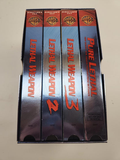 Lethal Weapon Legacy" VHS Complete Set! 💥