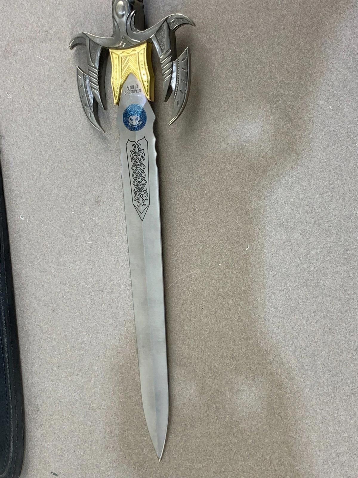 Two 17" & 10" Fantasy Darkness Short Swords.