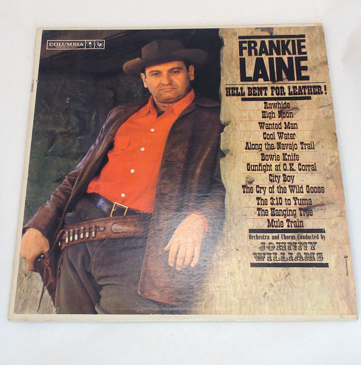 Frankie Laine Hell Bent For Leather! Vinyl Album Record LP - Fair
