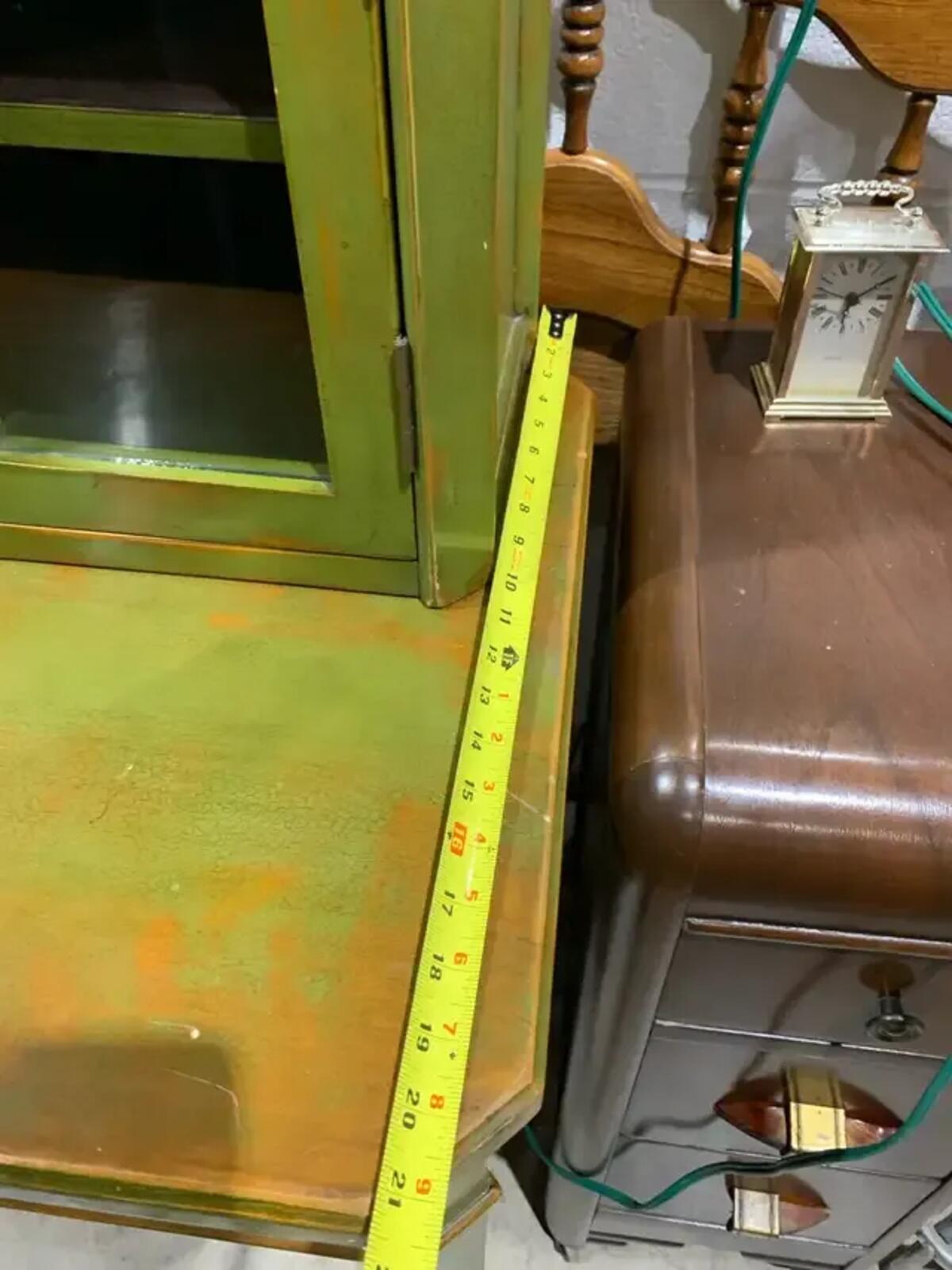 Green Urban Barn Secretary Desk with hutch