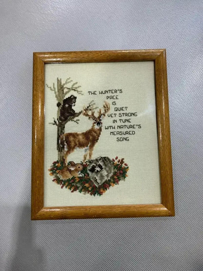 Various Framed Cross Stitch - 3 Available