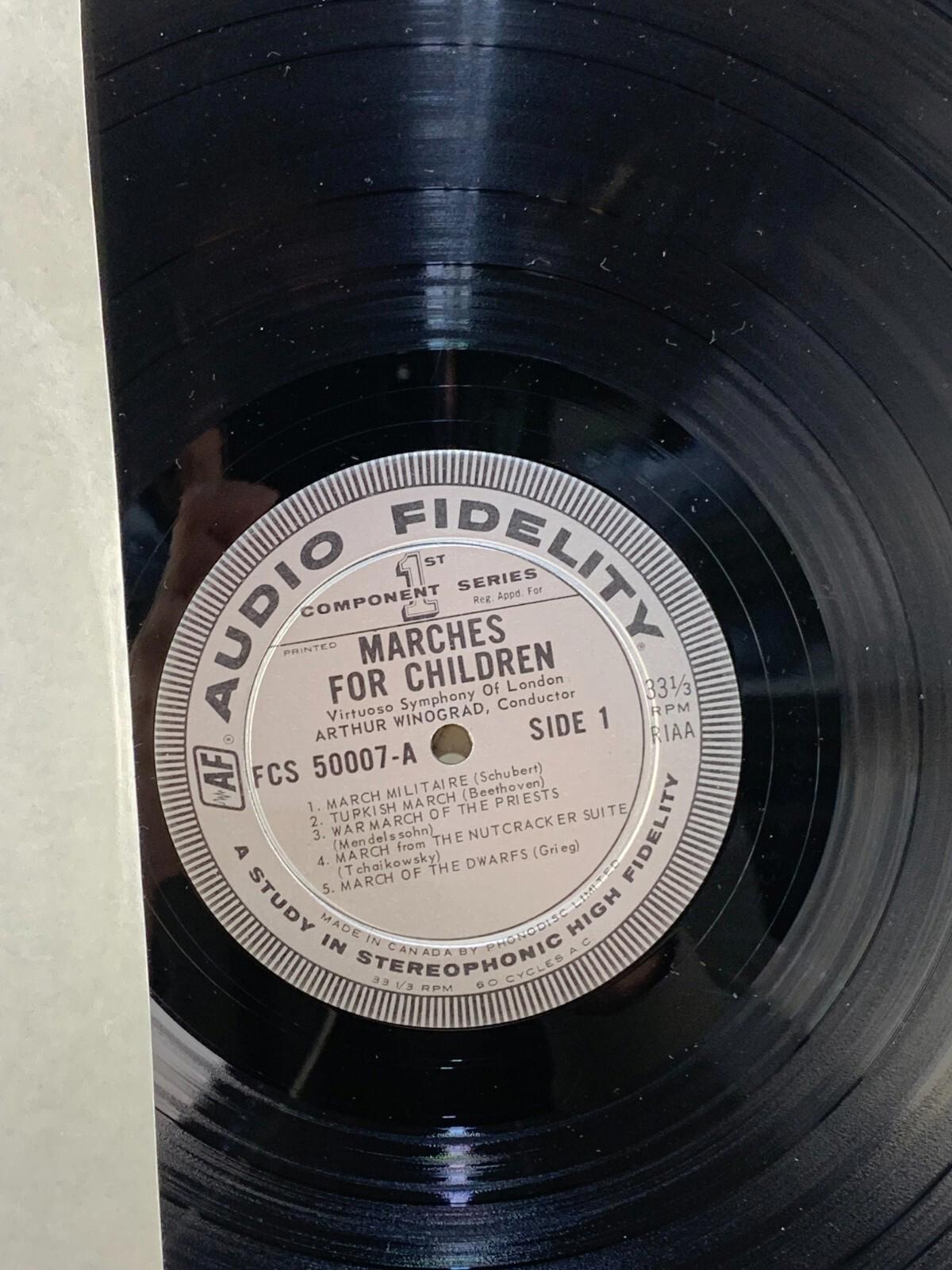 Marches For Children conducted by ARTHUR WINOGRAD (Vinyl, LP)