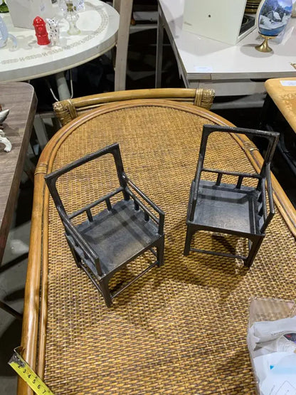Iron Miniature Chairs
