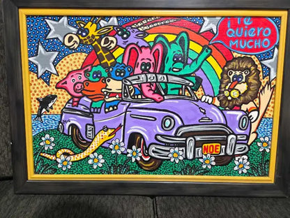 Cool Cartoon Animal Painting
