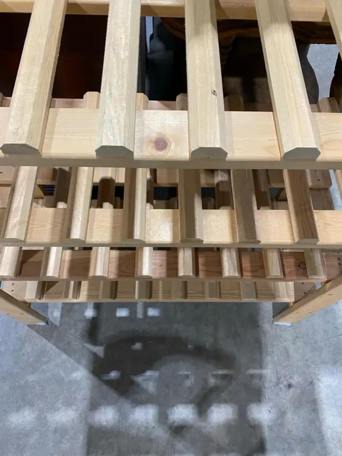 Solid Wood Wine Rack
