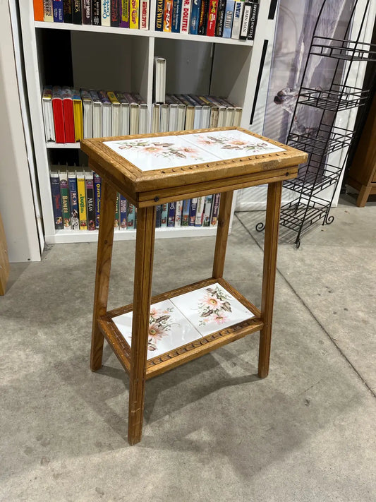 Vintage handmade plant stand
