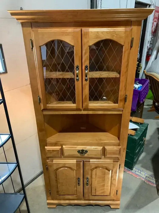 Wooden Corner Cabinet