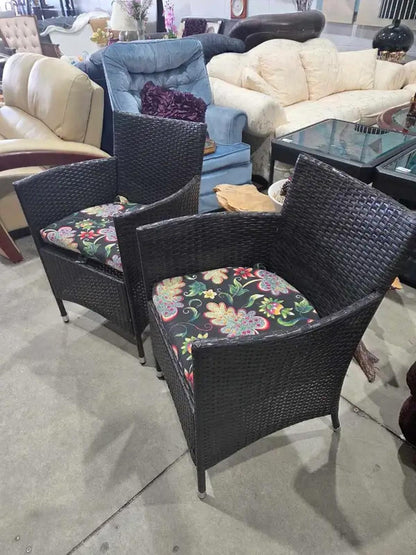 Patiojoy Rattan Wicker Patio Chairs - 2 Available