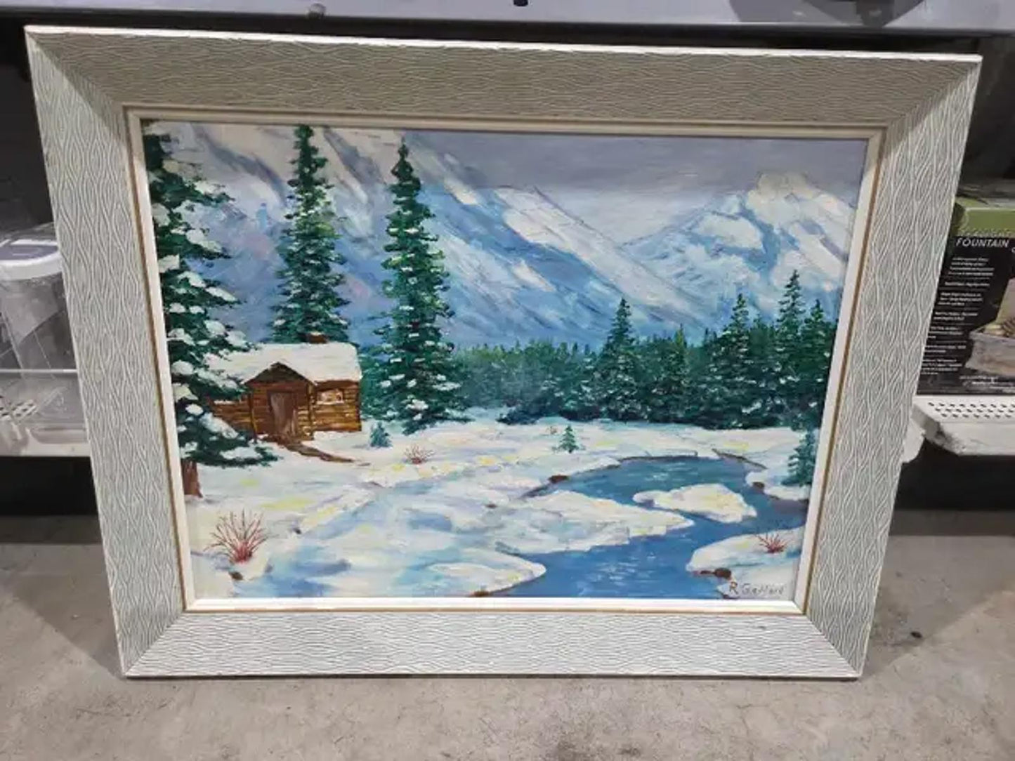 R. Goddard Original Winter Painting