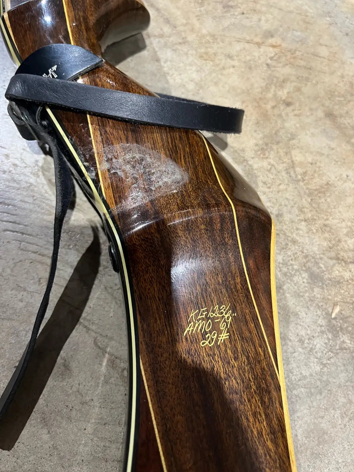 Vintage Bear Temujin target bow