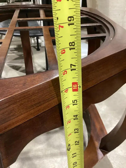 Hexagonal Wooden Accent Table