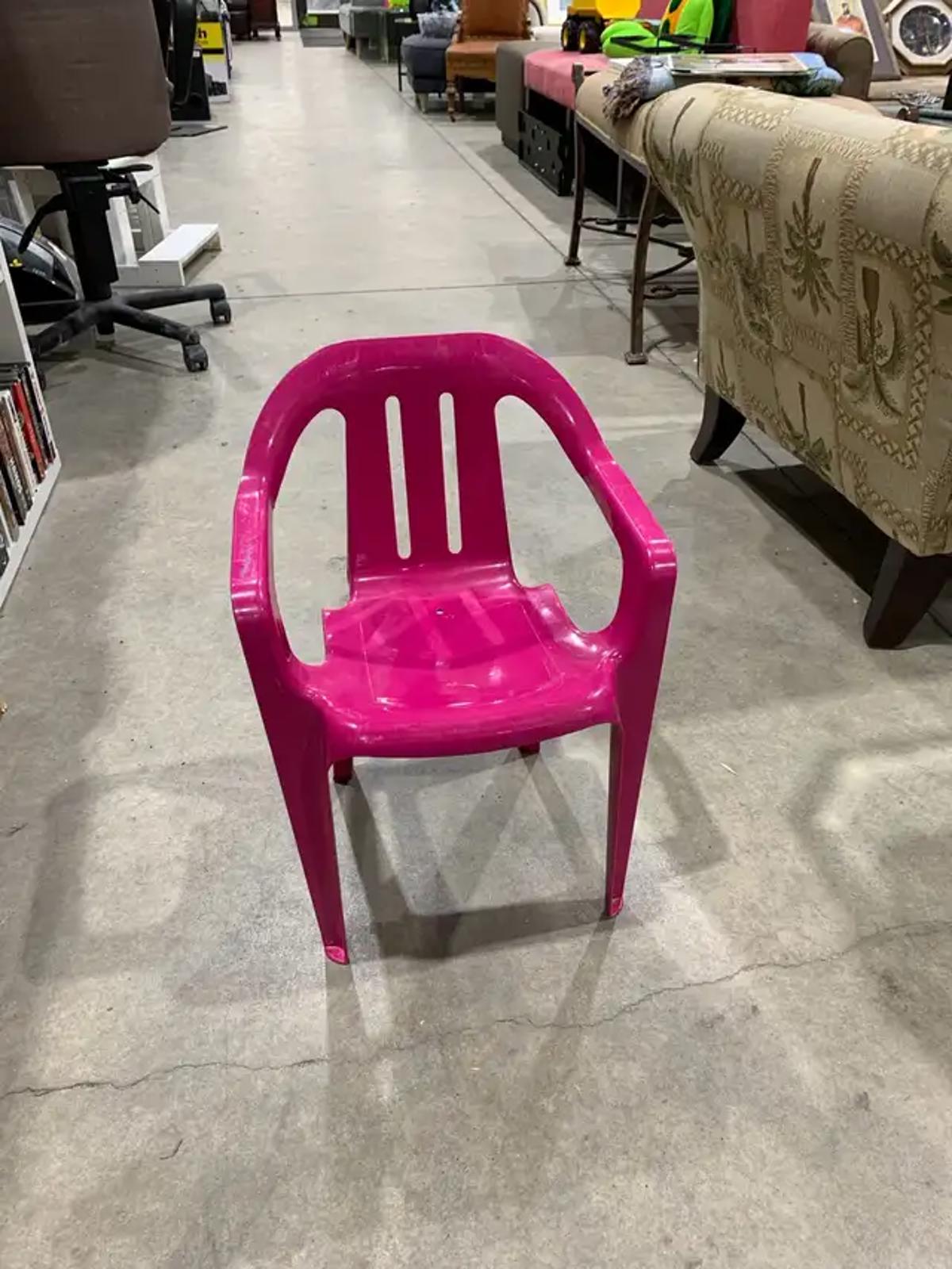 Pink Children’s Plastic Chair