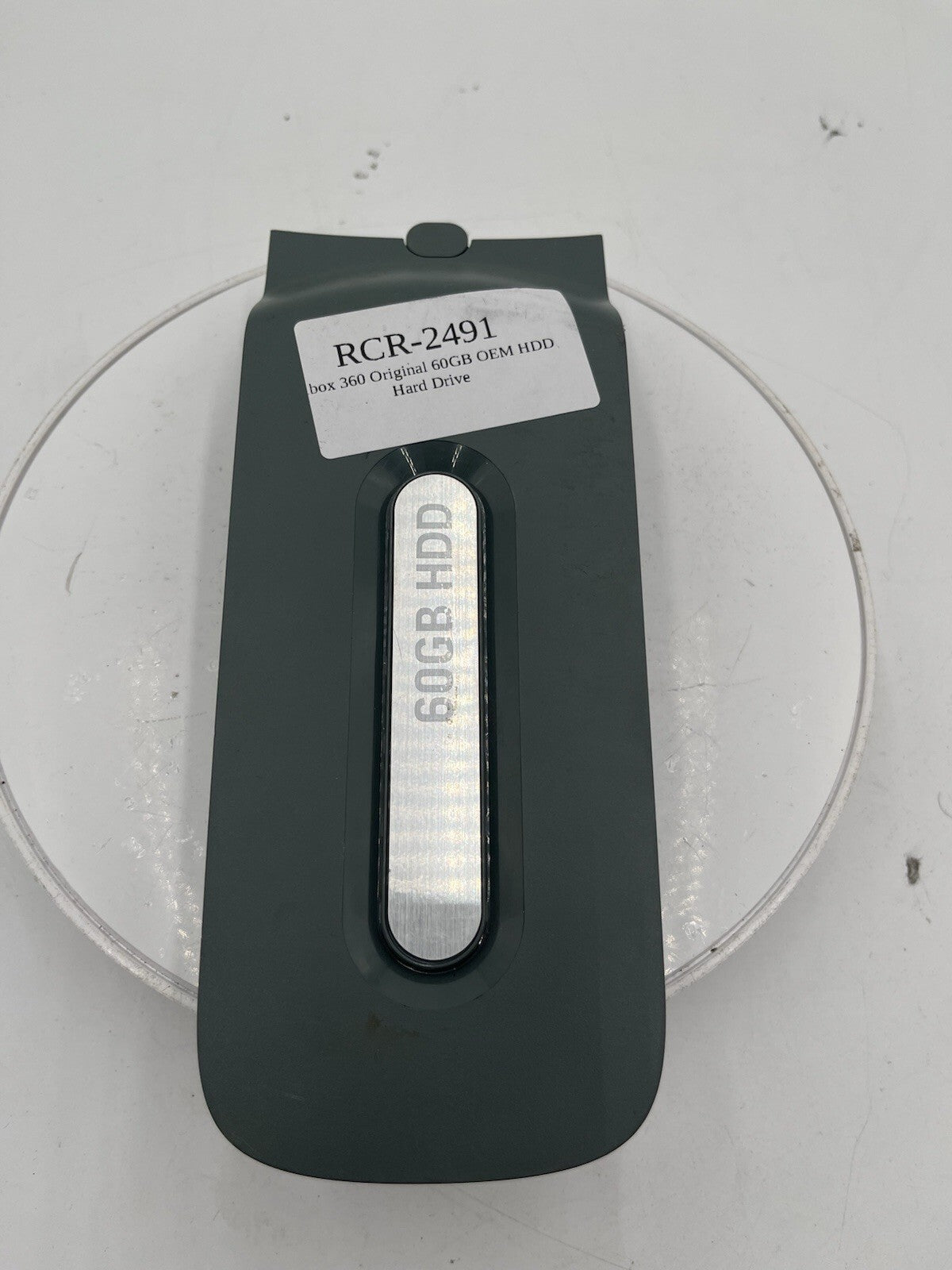 Official OEM Xbox 360 Original 60GB Hard Drive (HDD) - Grey/Chrome - TESTED
