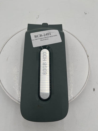 Official OEM Xbox 360 Original 60GB Hard Drive (HDD) - Grey/Chrome - TESTED