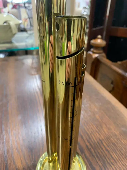 Solid Brass Coin Bank