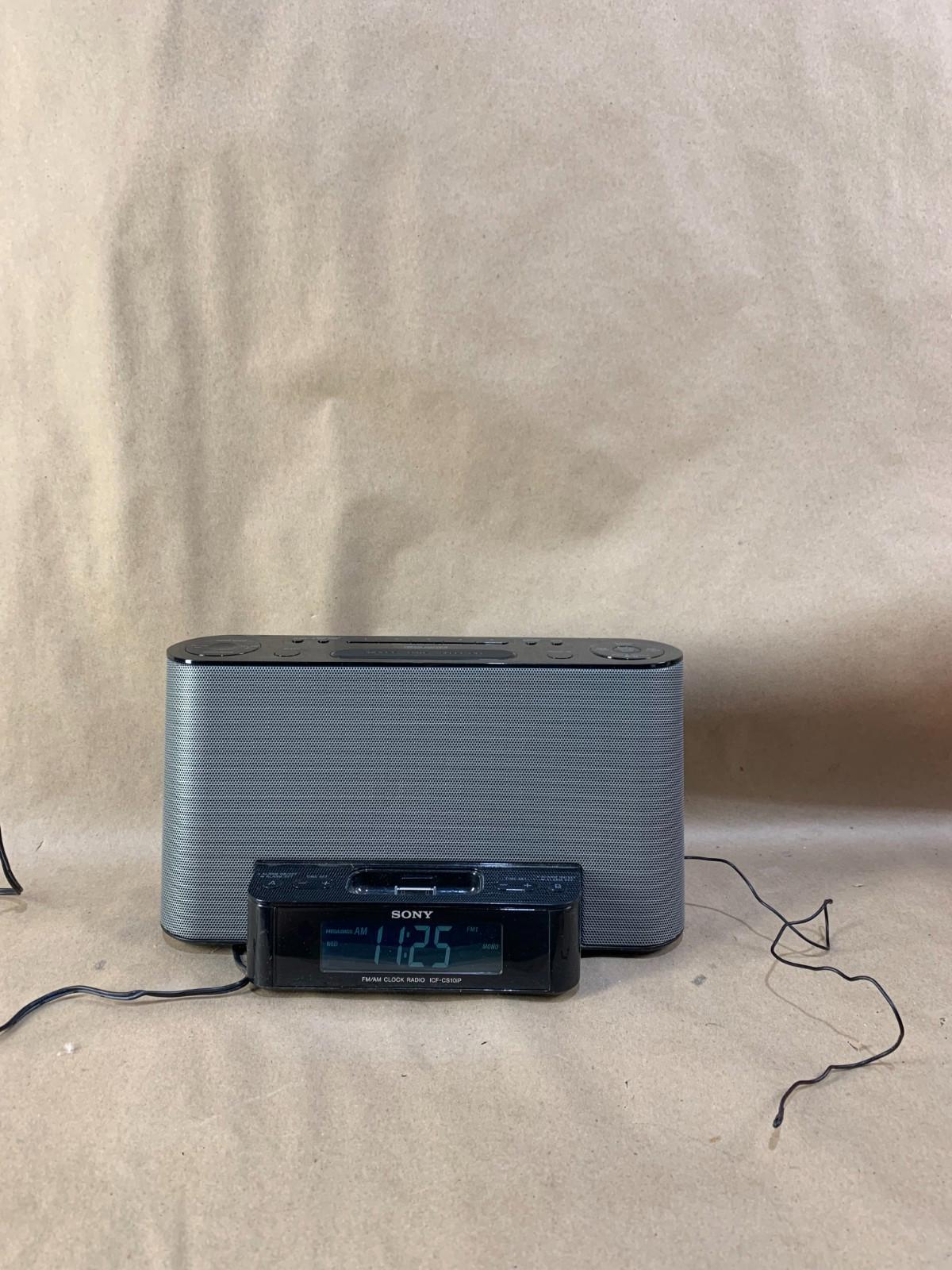 Sony Dream Machine ICF-CS10iP FM/AM Clock Radio Alarm iPod Dock