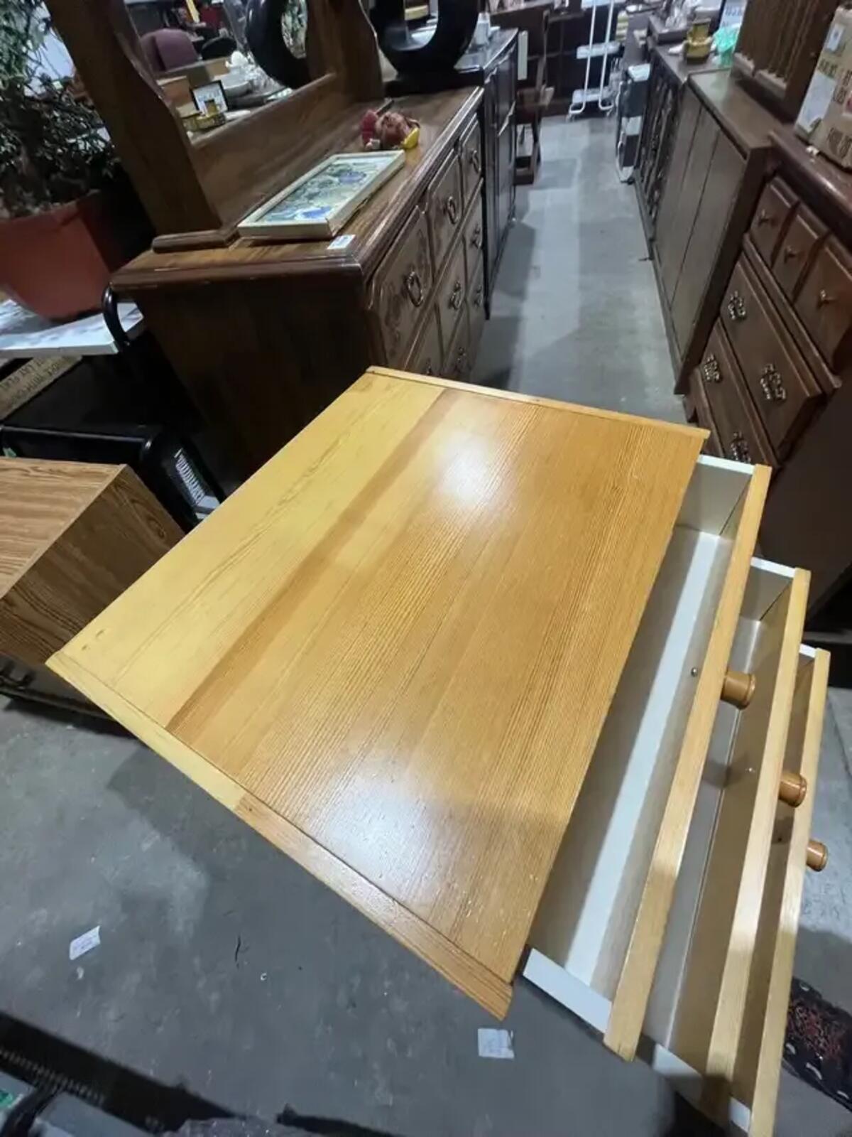 4 Drawer Wooden Dresser