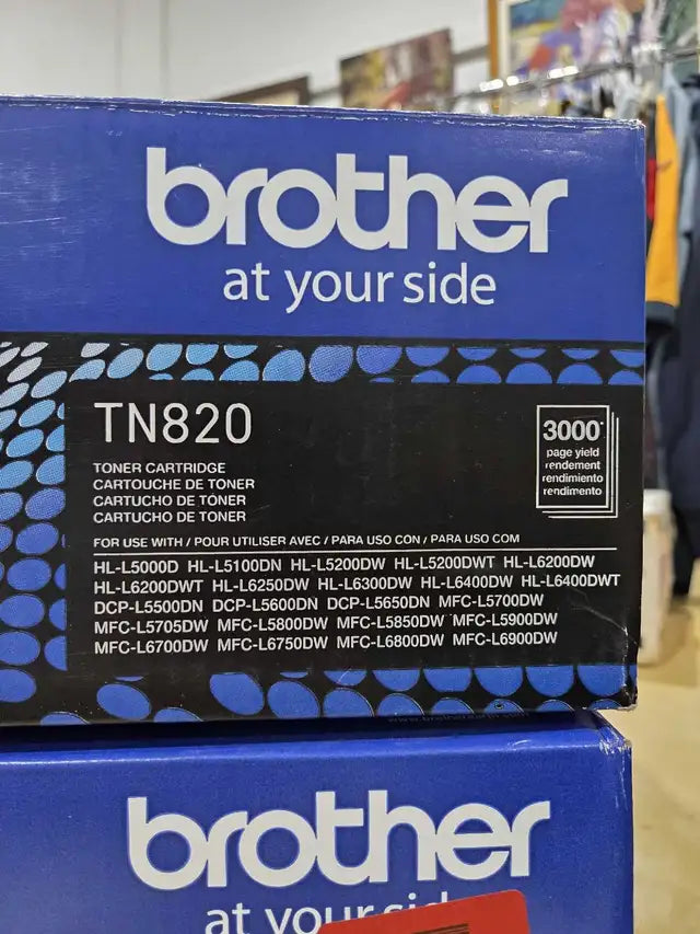 Cartouche de toner Brother TN820 - 2 disponibles