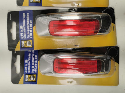Lot of 4 Power Fist 4-5/8 in. & 3-1/2 in. LED Clearance Marker light