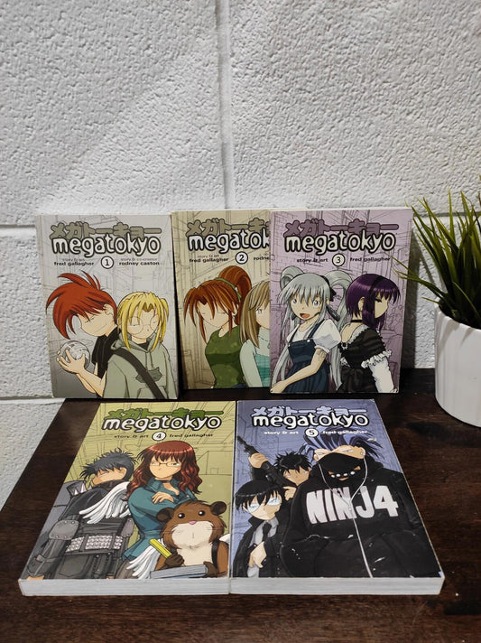 Megatokyo Volume 1-5 Fred Gallagher Rodney Caston Comic Manga