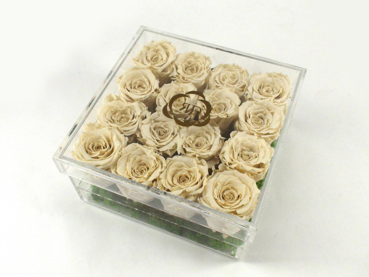 RD Eternal Roses Box Of 16 White Roses - Rose Deluxe, Pre-Owned