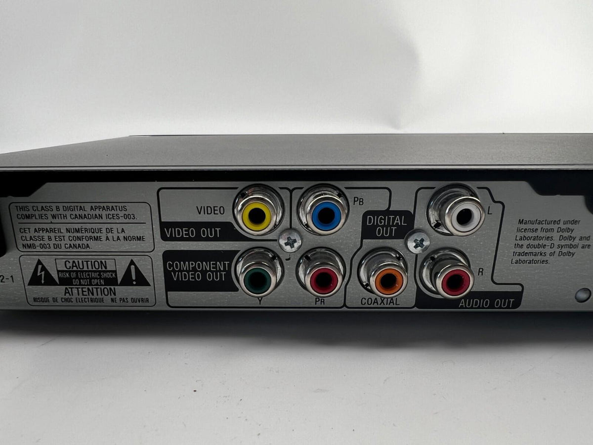 Sony CD/DVD Player DVP-SR-200P DVD Player Progressive Scan No Remote (Working)