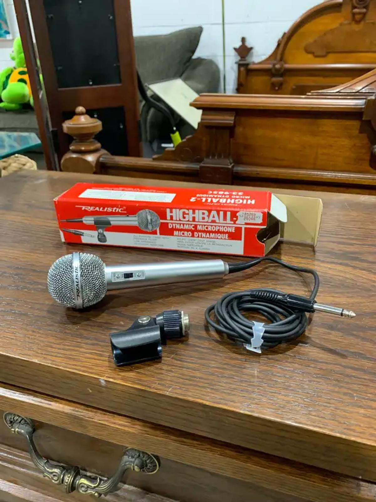 Realistic Highball-2 Microphone - 2 available