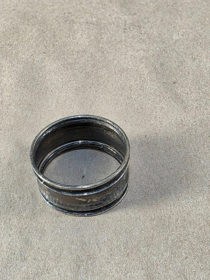 Antique STERLING Silverplated NAPKIN RING Unsigned
