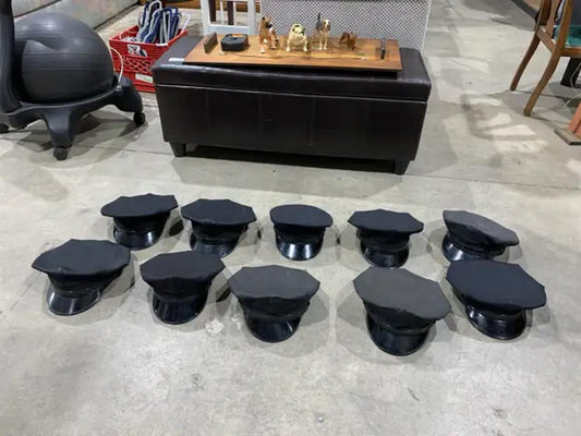 10 Police Hats - various sizes