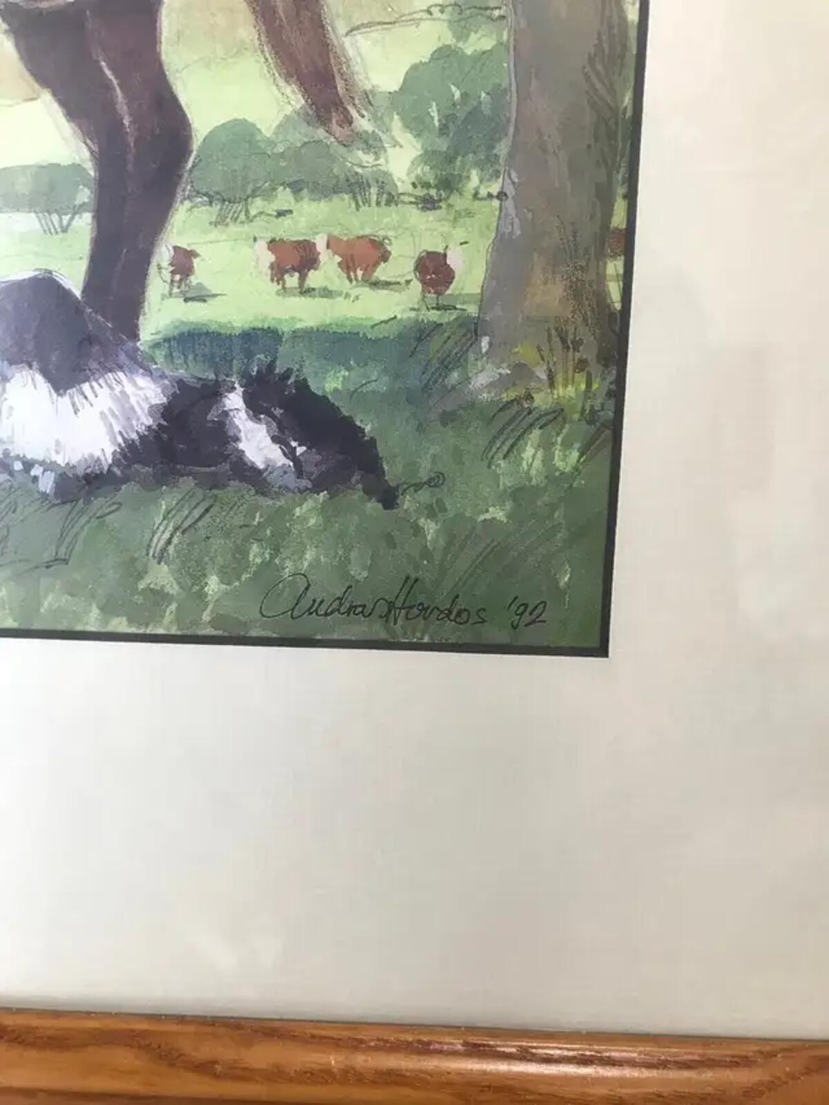 Andras Hordos Art Print - Cowboy 25’ x 20.5’