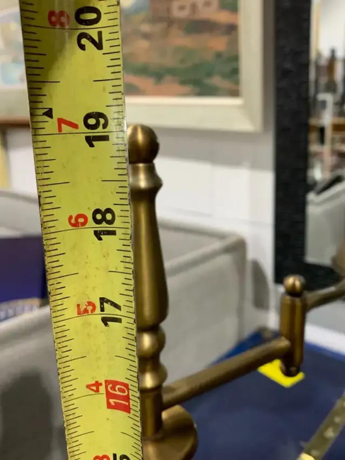 Small Brass Desk Lamp with Extendable arm