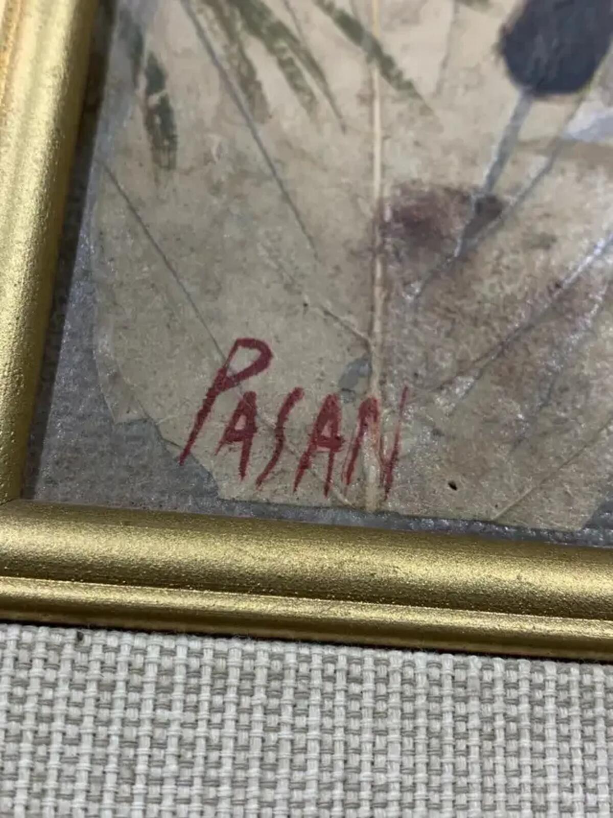 Pasan Bird Leaf Art - set of Two