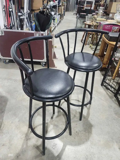 Set of 2 Swivel Bar Stools - 28"