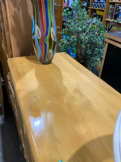 Solid Wood Storage Cabinet with Drawers