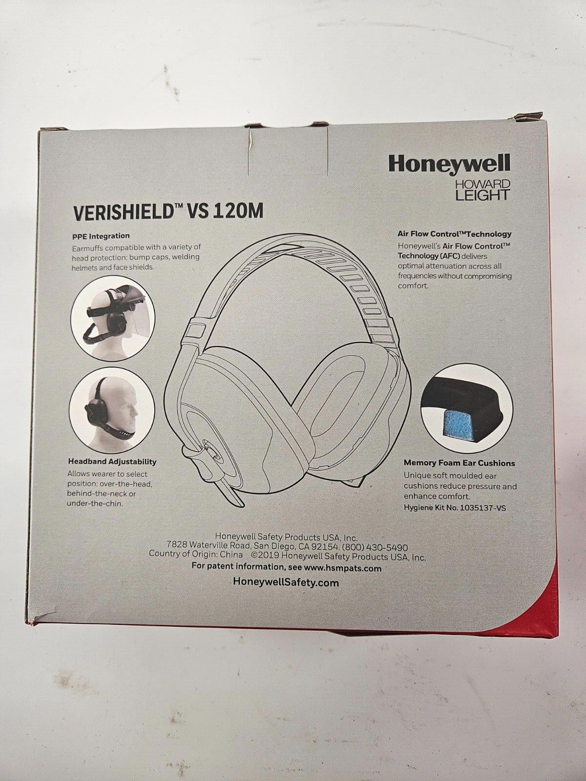 Honeywell Verishield Ear Protection Earmuff VS 120M