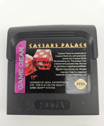 Ceasars Palace Sega Game Gear 1993