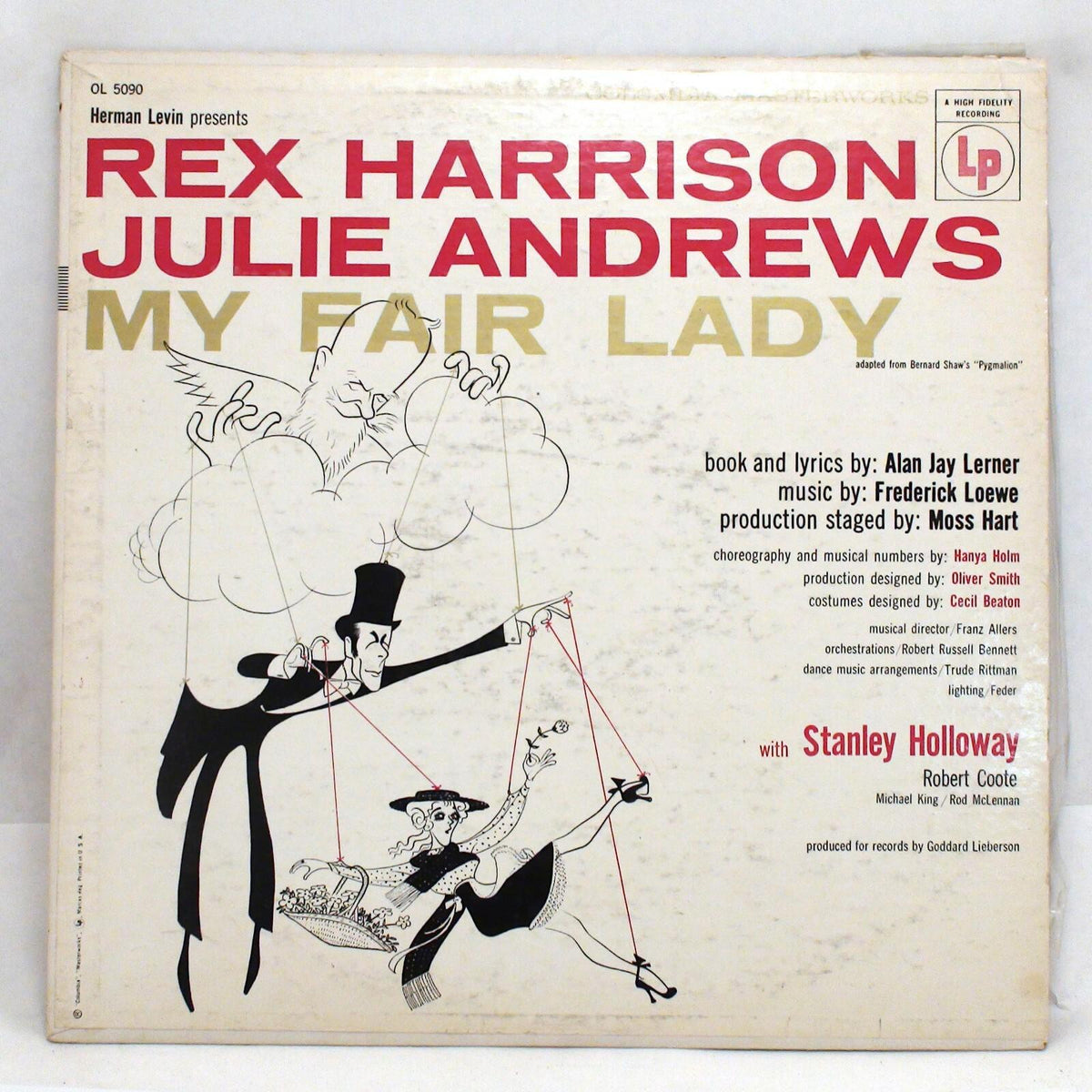 Rex Harrison Julie Andrews My Fair Lady Album Vinyle LP