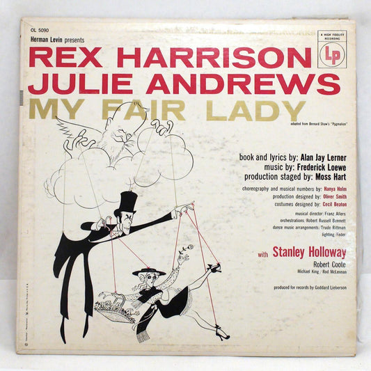 Rex Harrison Julie Andrews My Fair LadyVinyl Album Record LP