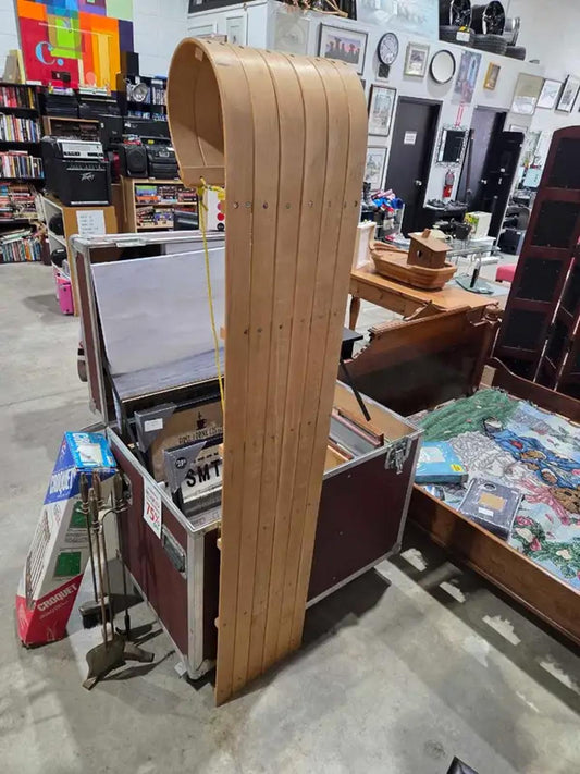 Torpedo 6ft Wooden Toboggan Sled