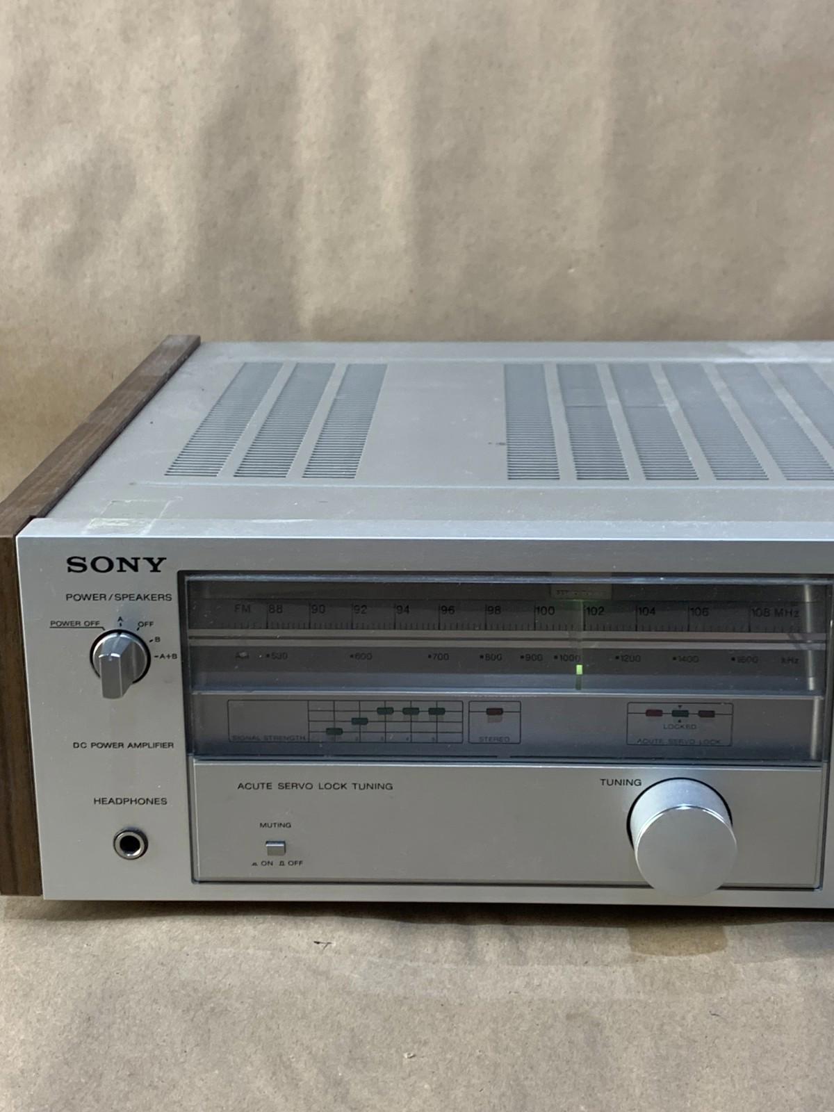 Vintage Sony STR-V25 FM Stereo FM-AM Receiver Amplifier