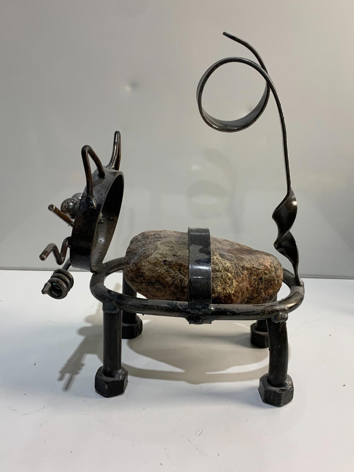 Cat Metal Sculpture art