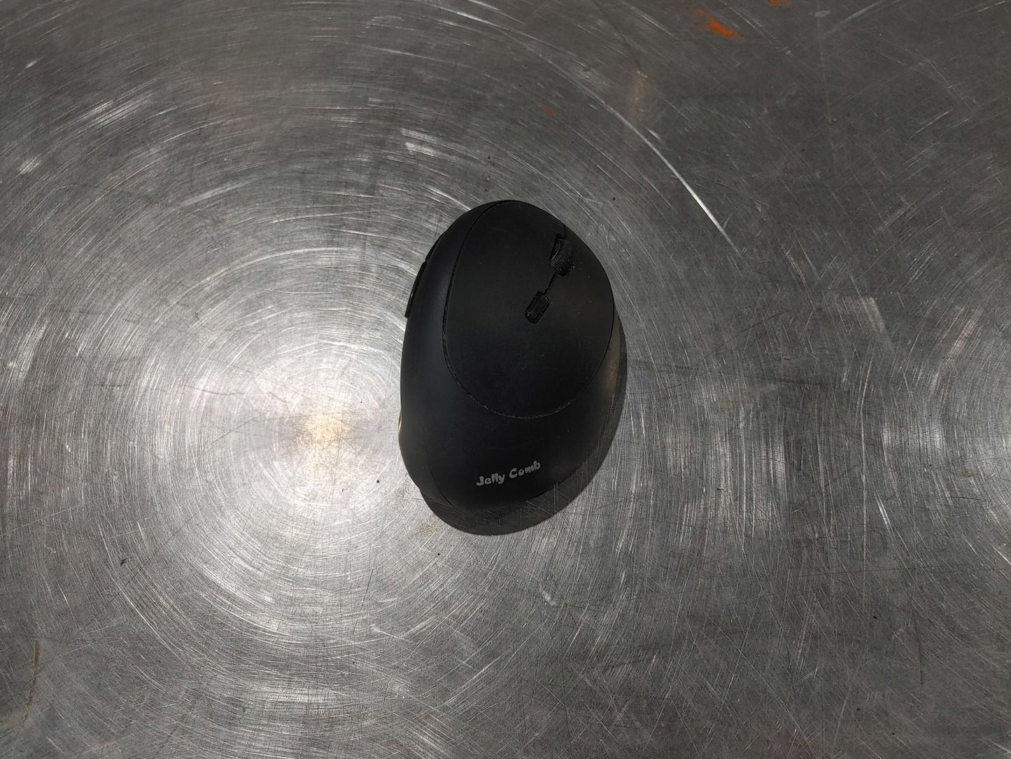 Jelly Comb WGSB-009 Wireless Optical Vertical Mouse Black Tested Working - Fair