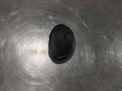 Jelly Comb WGSB-009 Wireless Optical Vertical Mouse Black Tested Working - Fair