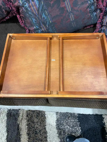 Wood Folding Bed Tray