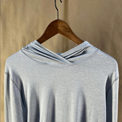 The North Face Women’s Grey Lightweight Long Sleeve Hoodie (Size XL)