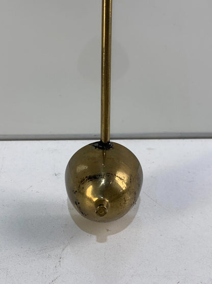 Vintage Brass Candle Snuffer Solid Engraved Design Handle Ornate