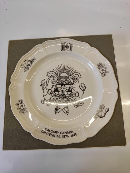 Wedgwood Calgary Centennial Plate 1875-1975